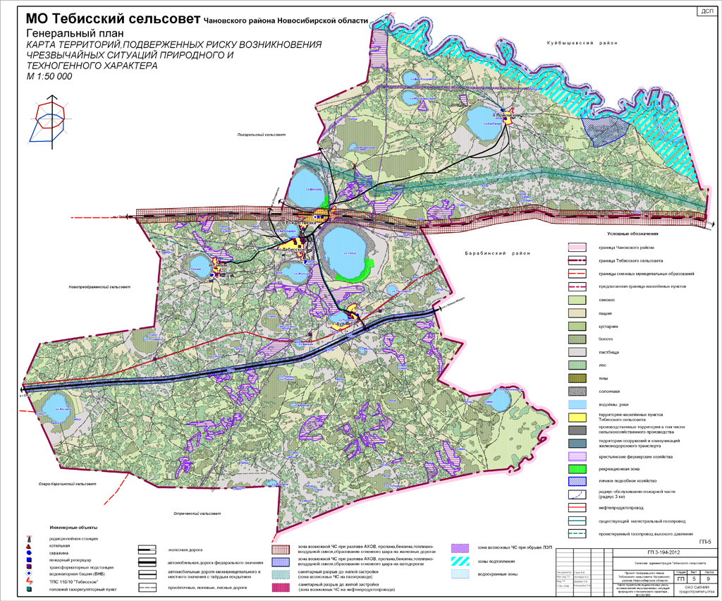 Генеральный план барышевского сельсовета новосибирского района